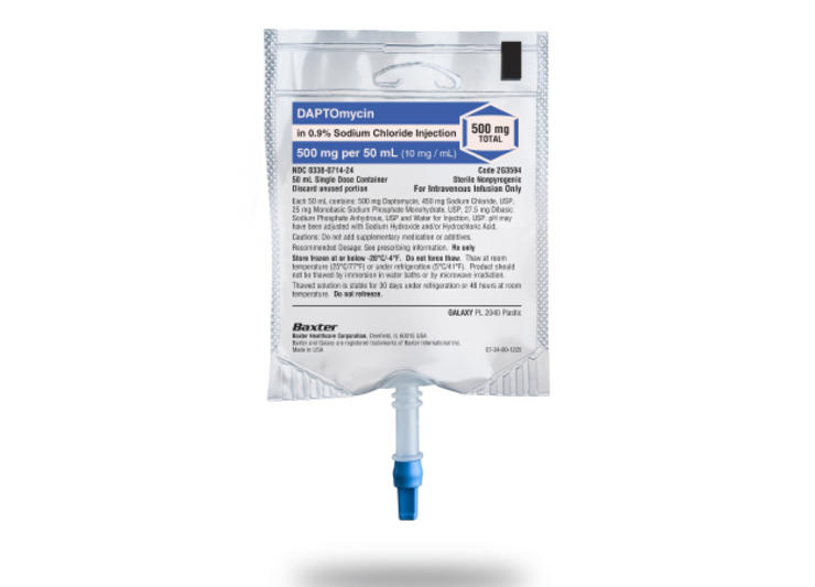  Adaptobility: The First and Only Frozen Premix Daptomycin in 0.9% Sodium Chloride Injection