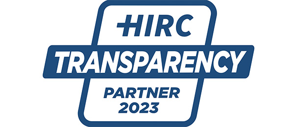 HIRC Transparency Partner 2023 badge