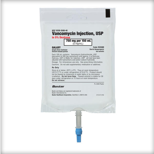 Vancomycin Injection, USP in 5% Dextrose Dextrose Bags 2