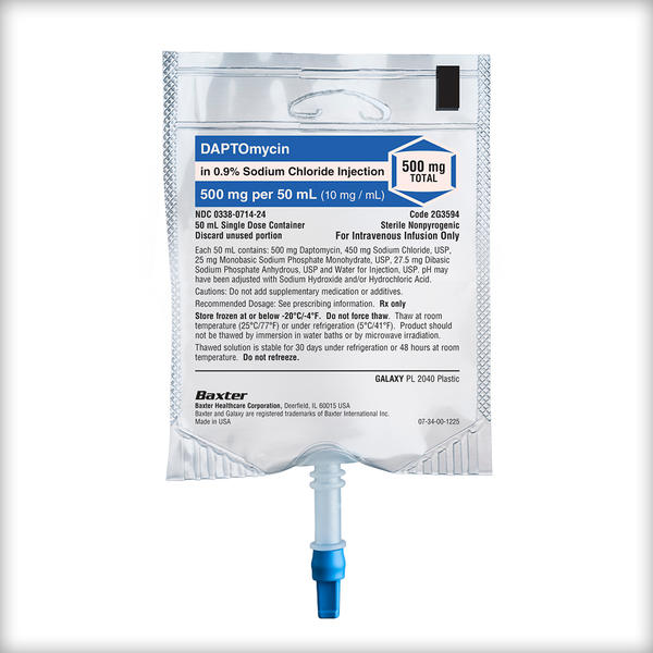 Daptomycin in 0.9% Sodium Chloride Injection