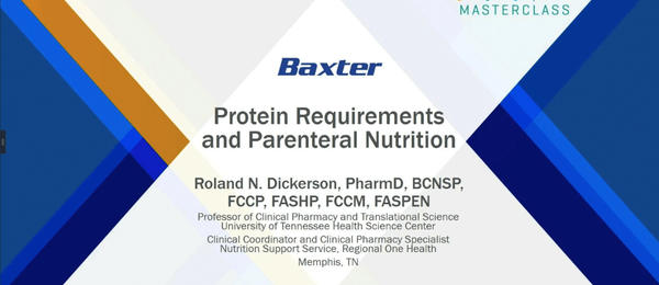 Title Slide for Protein Requirements and Parenteral Nutrition iCAN Masterclass