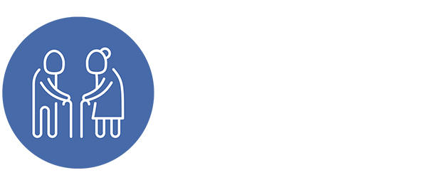 An icon of two older patients, representing long-term care pharmacies