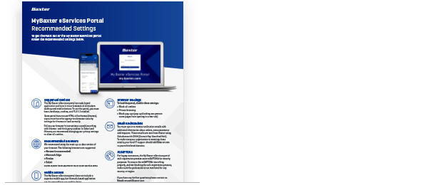eServices Recommended Settings Guide Thumbnail